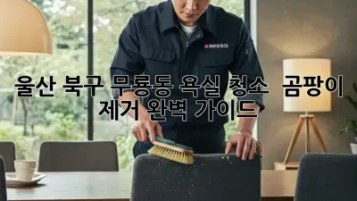 울산 북구 무룡동 욕실 청소 & 곰팡이 제거 완벽 가이드